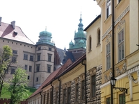 Wawel von der Kanoniczastr.