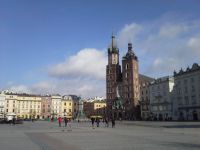 Der Hauptplatz in Krakau